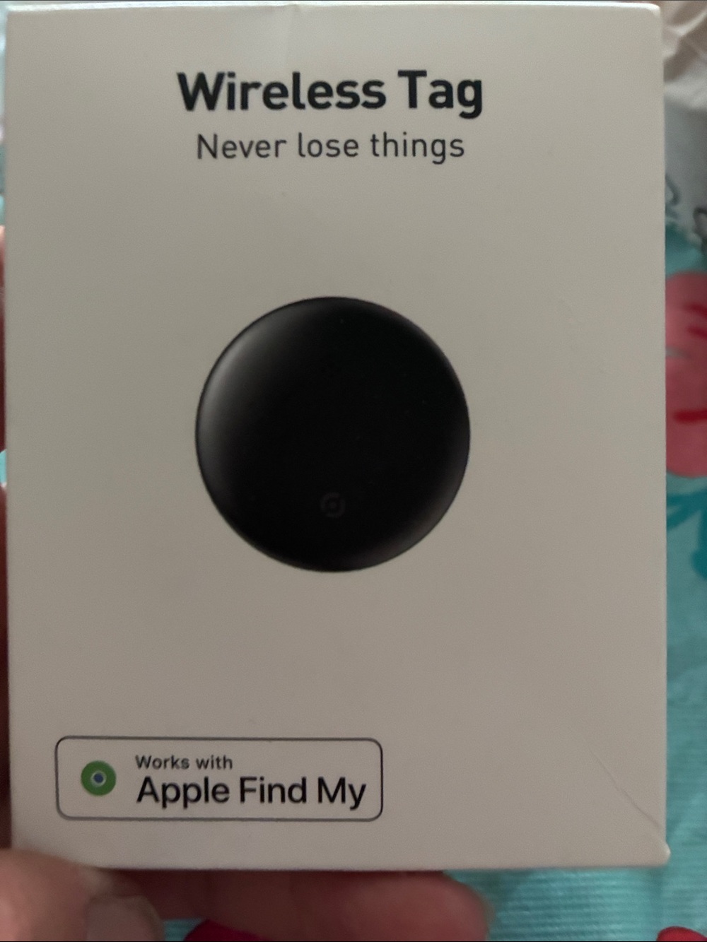 Wireless Tag - Works with Apple Find My - Black